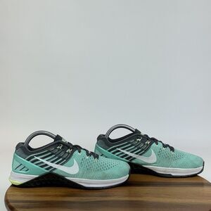 Womens Nike Metcon DSX Flyknit Hyper Turquoise Athletic Sneakers Shoes Size 8.5‎